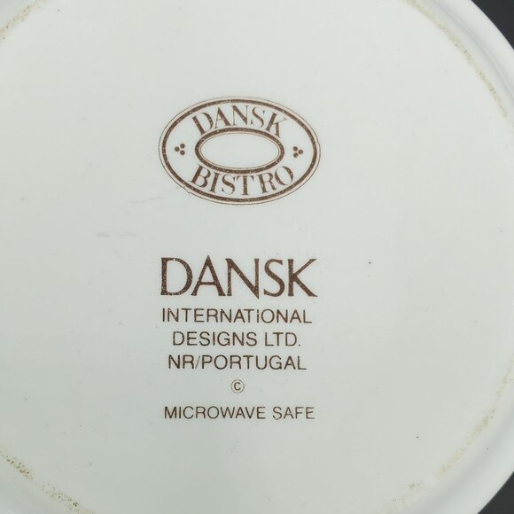 Dansk Bistro Christianshavn Blue Creamer & Sugar Bowl with Lids - Picture 5 of 7